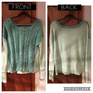 Knitted blue American Eagle sweater (worn once)